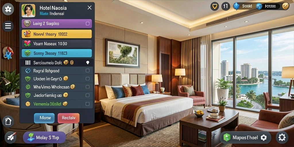 Cuplikan aksi dari level yang menantang di 8QR.
