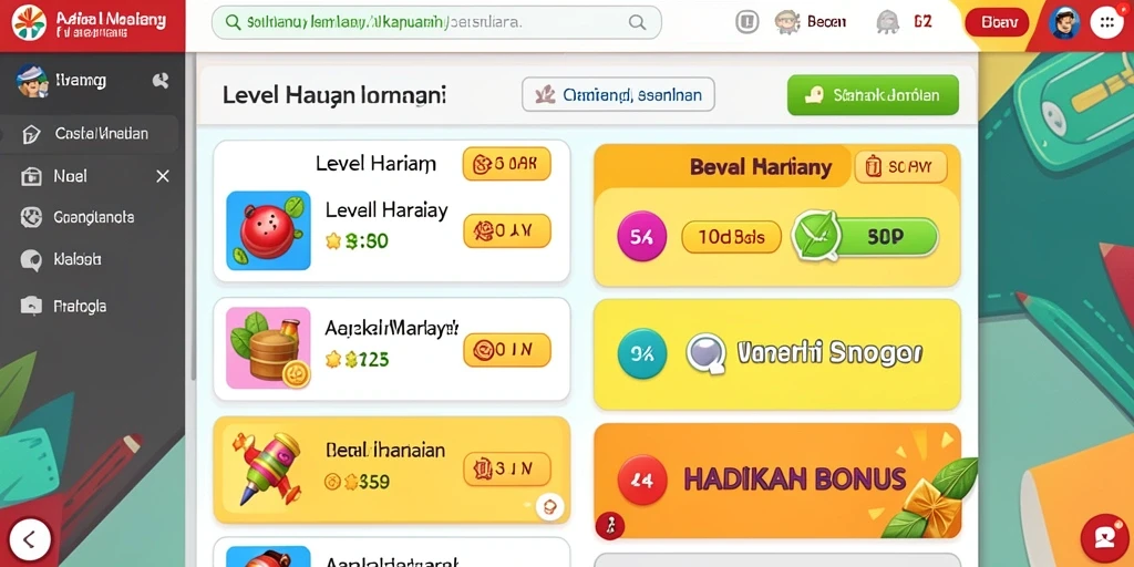 Tantangan seru menanti di setiap level CUCUTOTO.