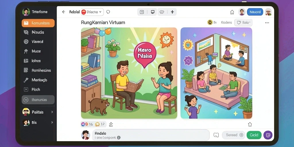 Mode multiplayer untuk bermain dengan teman.