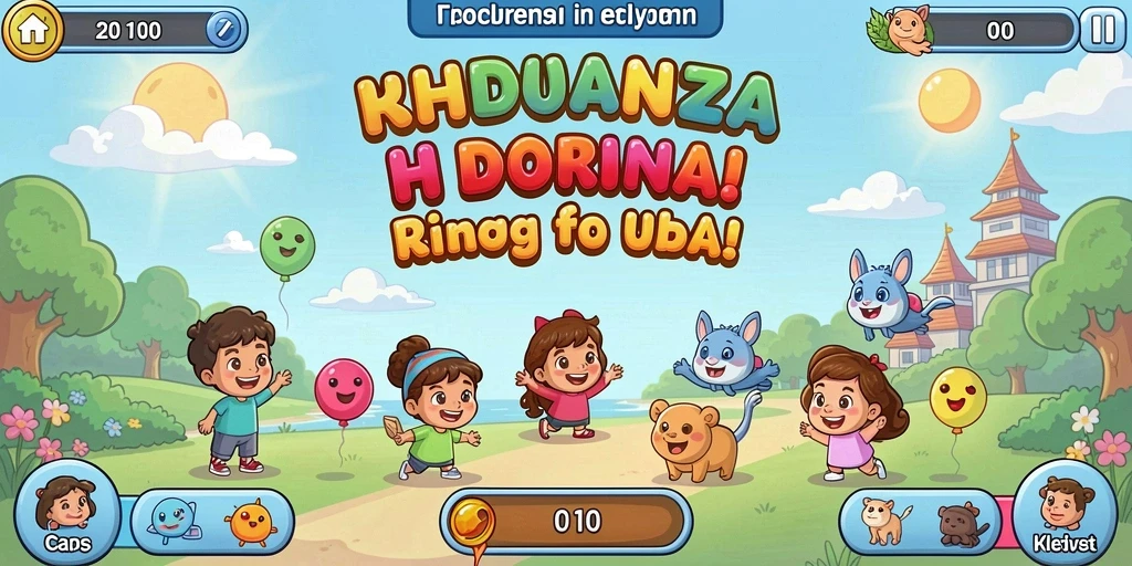 Screenshot menggambarkan salah satu level menantang di KING123.