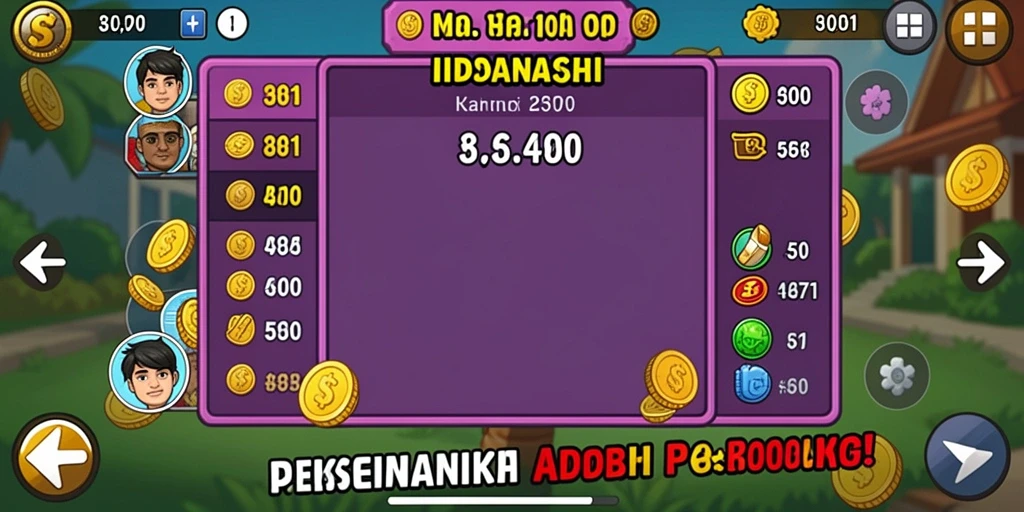 Fitur turnamen dan hadiah harian yang menggembirakan.