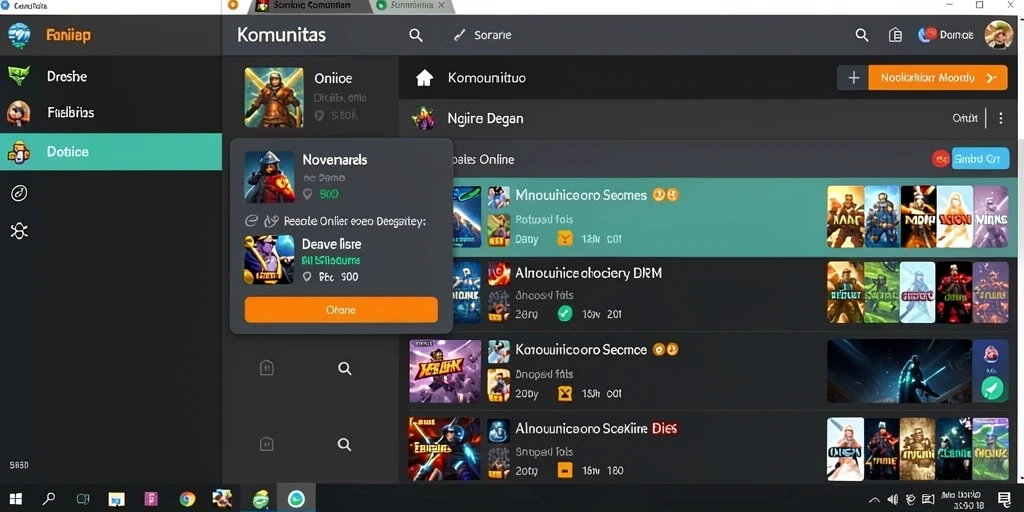 Fitur komunitas sosial yang aktif.