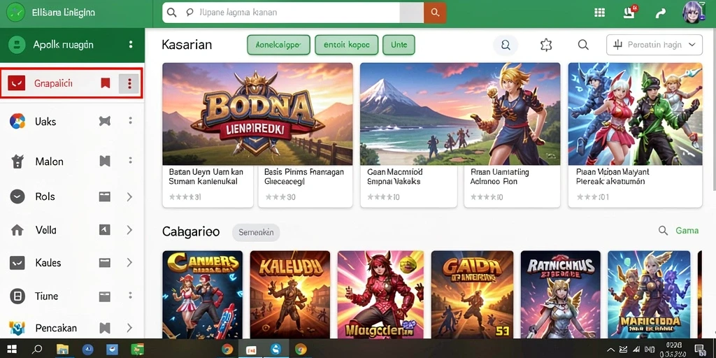 Pertarungan seru melawan monster mengerikan.